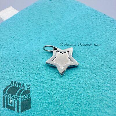 Tiffany & Co. 925 Silver Super Star Charm Pendant (box