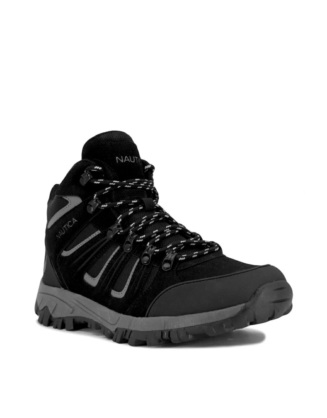 Nautica VISTO/BLAK HIKING BOOTS -SIZE 10 MEN'S, Color Black Get the confidence