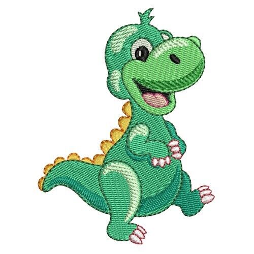 Juego de diseño bordado - dinosaurios (1) - 10 diseños - 9 formatos - memoria USB - Imagen 12 de 12