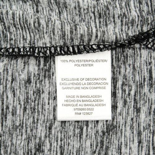 Pullover grande Henley Tallwoods para hombre S/S cuello redondo ropa deportiva gris supersuave - Imagen 7 de 10