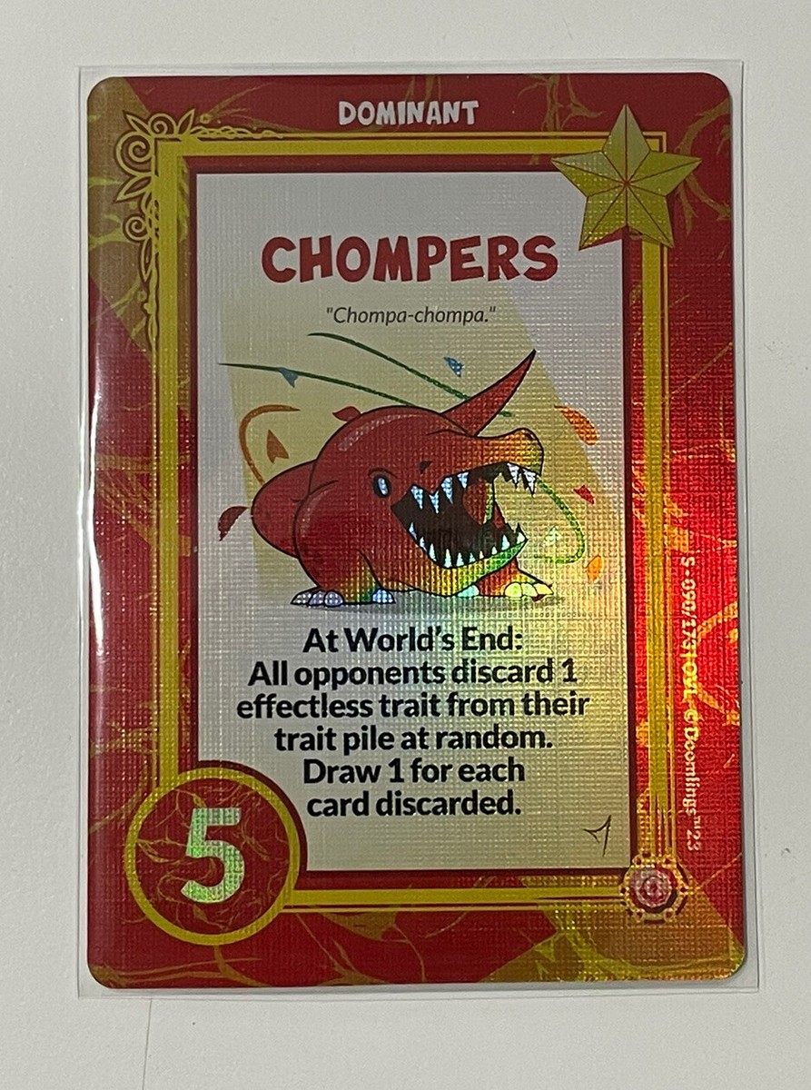doomlings card sleeves Doomlings Card Game Chompers Holofoil (Overlush) Unplayed
