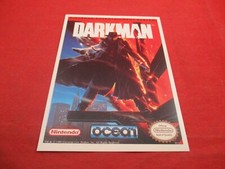 Darkman Nintendo NES Store Promo Display Card ONLY