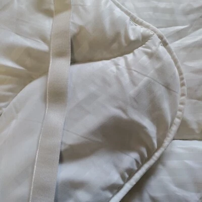 #BEDDING SINGLE MATTRESS TOPPER Slight Second Hollowfibre Filled 5cm # MEGA SALE £8.99 #