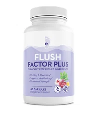 Flush Factor Plus Capsules for Digestive Health & Weight Management 30ct