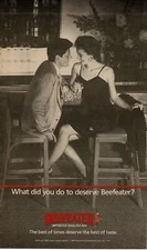 1987 BEEFEATER Gin Vintage Print Ad 