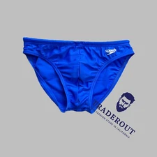 Speedo Men Turkish Sea Blue solar swim brief bikini Swimwear size 32 34