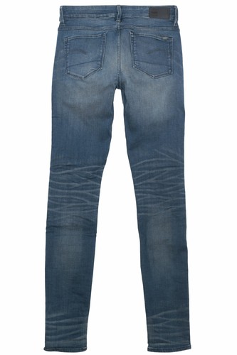 G Star 3301 Contorno Alto Skinny Wmn Pantalones Vaqueros Mujer Stretch W26 L32 - Picture 3 of 4