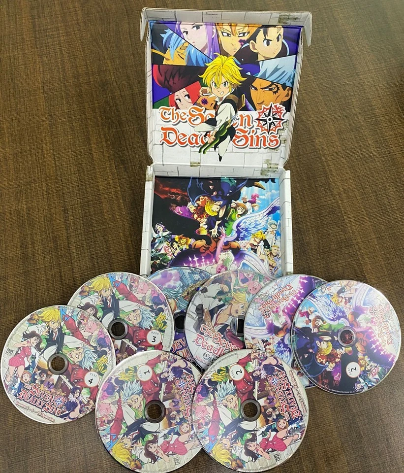 DVD ANIME The Seven Deadly Sins Sea 1-5 Vol.1-100 End *DOBLADO EN INGLÉS*+ENVÍO GRATUITO Foto 3 de 4