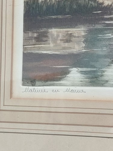 French Provincial Etching Original by Jean Robert 1930s Signed Titled Slz Paris - Picture 5 of 6