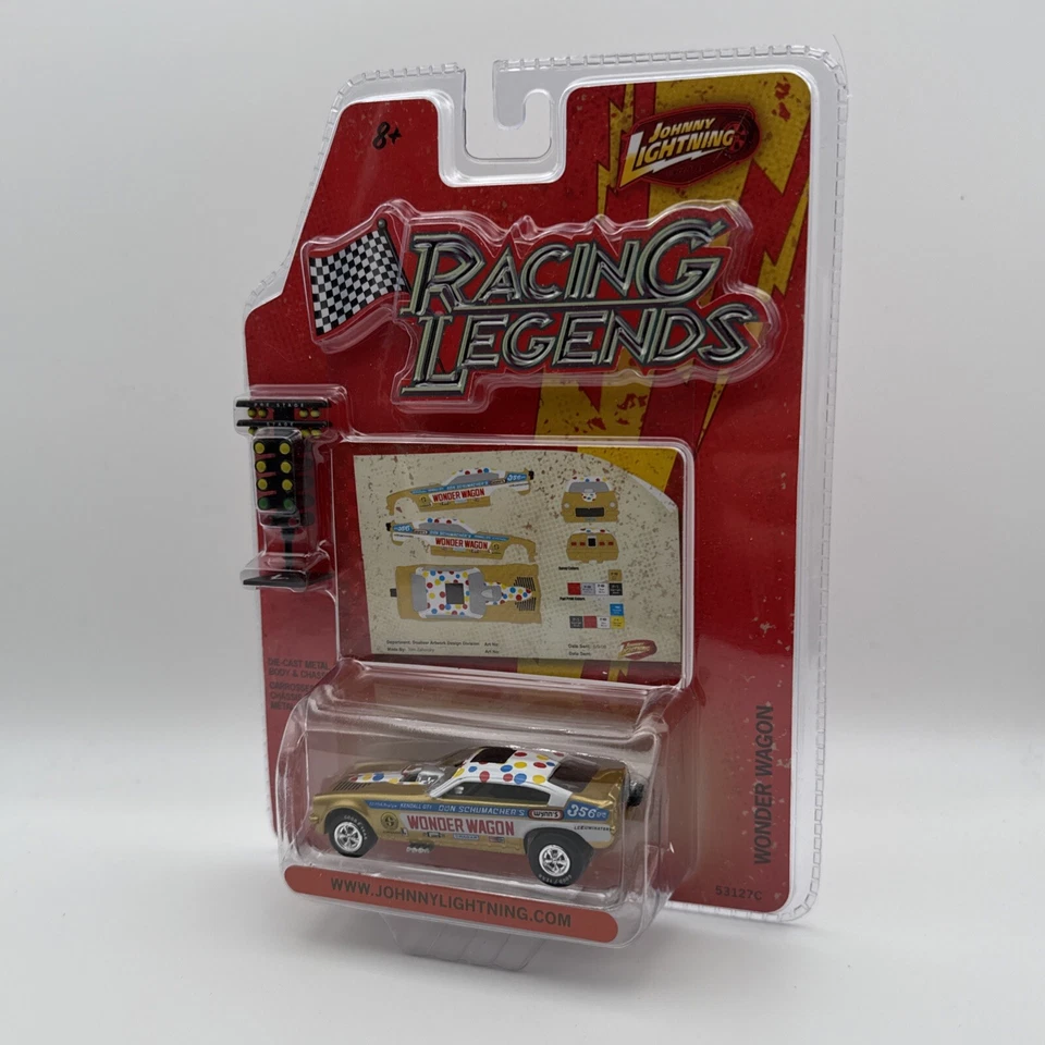 Johnny Lightning Racing Legends Don Schumacher Wonder Wagon NHRA Divertido Coche NUEVO Foto 4 de 4