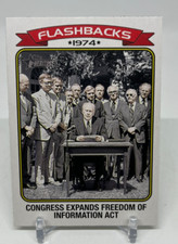 2023 Topps Heritage New Flashbacks #NF-9 Freedom of Information Act