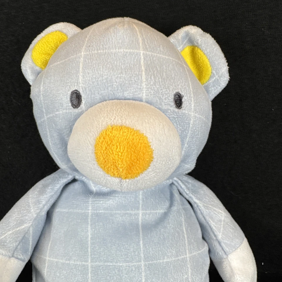 Oso de peluche azul Manhattan Toy Co 13" juguete de peluche 714303 EJ Foto 4 de 4