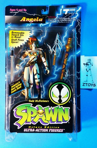 NEW! Spawn ANGELA Deluxe Edition Ultra-Action Figures TODD Toys Vintage (1995) - Picture 2 of 11