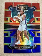 2024 Panini Select WNBA Concourse Red Prizm #131 Crystal Dangerfield 72/399