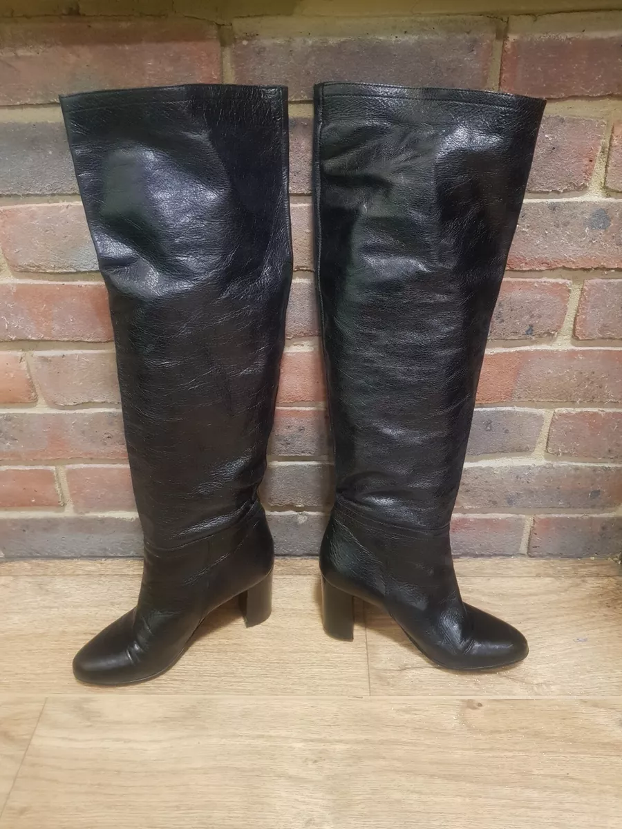 Kids Girl s Black Leather Inner Suede Insulated Jones Bootmaker