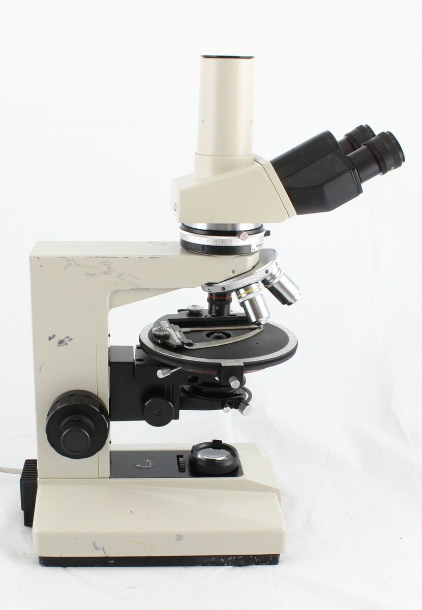 Nikon Labophot POL Polarizing Trinocular Microscope Nikon Labophot POL Polarizing Trinocular Microscope
