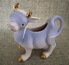 Vintage Freeman McFarlin Purple Bisque Cow Heifer Milk Coffee Creamer