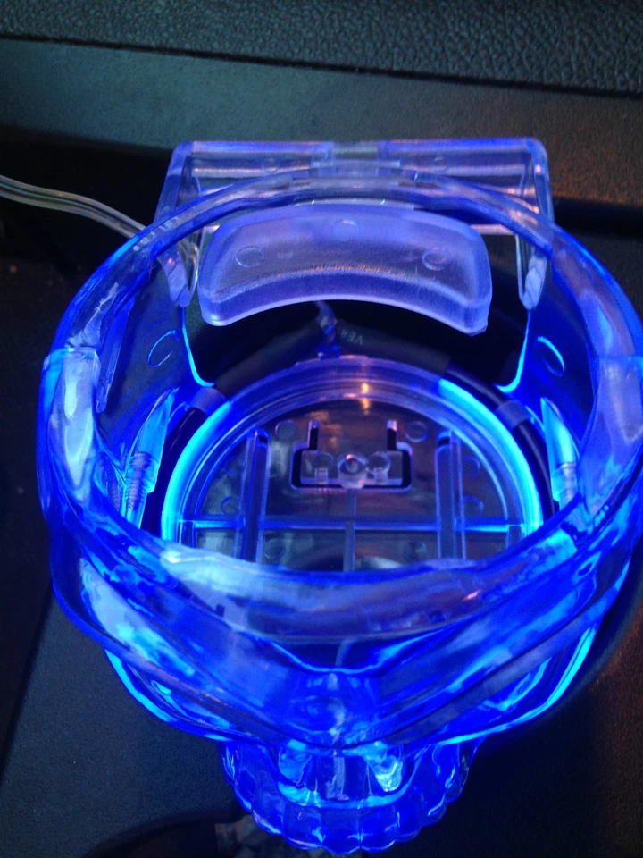 霓虹骷髅饮料架空调通风口夹适合雪佛兰 — 第 3/4 张图片