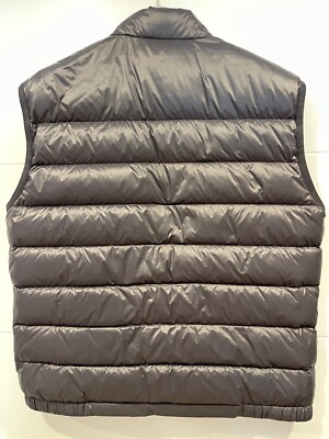 PRADA MENS GRAY NYLON PUFFER VEST PRADA SIZE 54 | eBay
