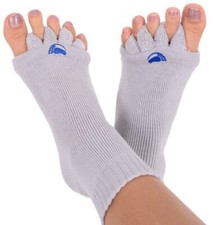 Toe Alignment Socks, Gray, Correct Bunions, Straighten Crooked  Hammer Toes
