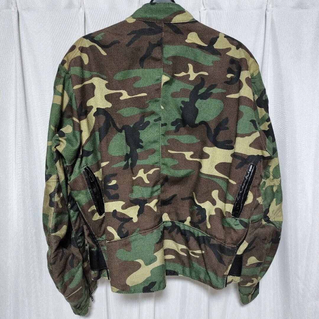 Vanson x Suzuki Men's Camo Motorcycle Jacket Quad Runner