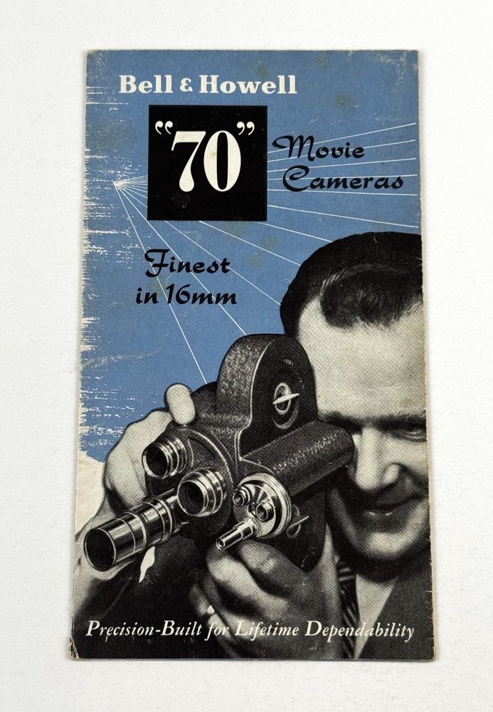 Bell & Howell FILMO 70 70-DL 70-S 70-H Camera BROCHURE PAMPHLET ** POSTER