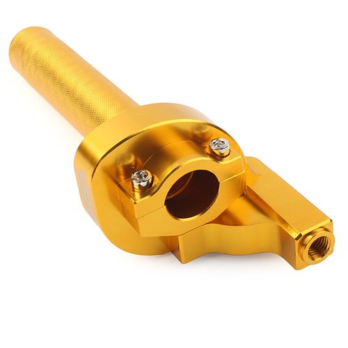 7/8'' Motor Handlebar CNC Hand Grip Twist Throttle Accelerator Universal Gold - Picture 7 of 9