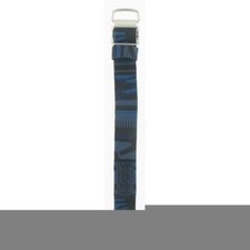 Casio Man's 22mm Black Cloth  Leather Watch Band 10038705