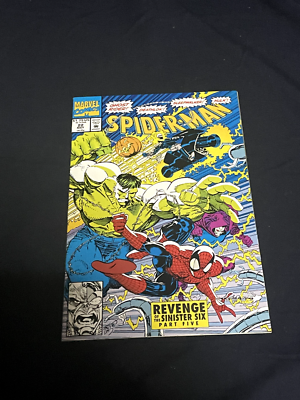 SPIDER MAN #22 1992 MARVEL COMIC REVENGE OF THE SINISTER SIX HIGH
