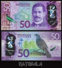 NEW ZEALAND 50$ DOLLARS 2016 Pick-194 POLYMER UNC S/N AM16902491