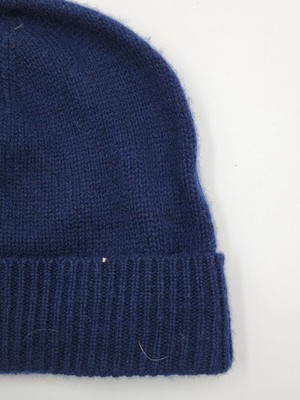 Charter Club 100% Cashmere Navy Cuffed Beanie Charter Club 100% Cashmere Cuffed Beanie Women main image 2