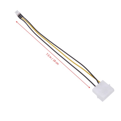 3 Pcs 4Pin Bis 3Pin -Anschlusskabel 4-poliges Stecker Adapterkabel - Photo 5/11