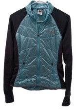 The North Face Jacket Womens Small Turquoise Blue Flight Series Full Zip Outdoor