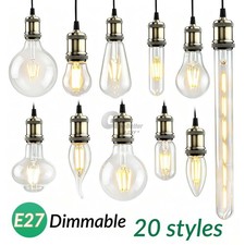 Vintage Filament LED Edison Bulb Dimmable E27 Decorative Industrial Lights
