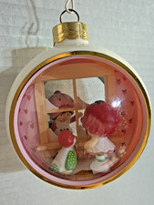 Vintage American Greetings Strawberry Shortcake 1984 Diorama Ornament Rare 