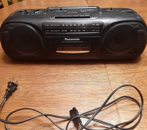 Panasonic RX-FS430 VINTAGE STEREO RADIO CASSETTE RECORDER WORKS GREAT