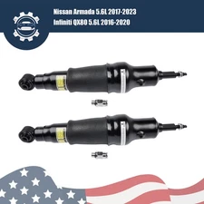 Pair Rear Air Suspension Shock Struts For Infiniti QX56 QX80 Armada 2011-2023