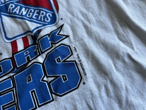 Camiseta De Colección 1994 New York Rangers Para Hombre XL Manga Corta Copa Stanley Gris - Imagen 3 de 6