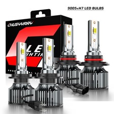For Mazda 3 2004 2005 2006 2007 2008 2009 Combo 9005 H7 Led Headlight Bulb Hilo