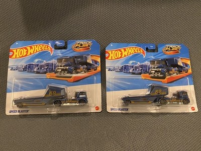 Hot Wheels Speed Blaster Semi Truck (2025 HW Track Fleet Mix 2) lot (x2)