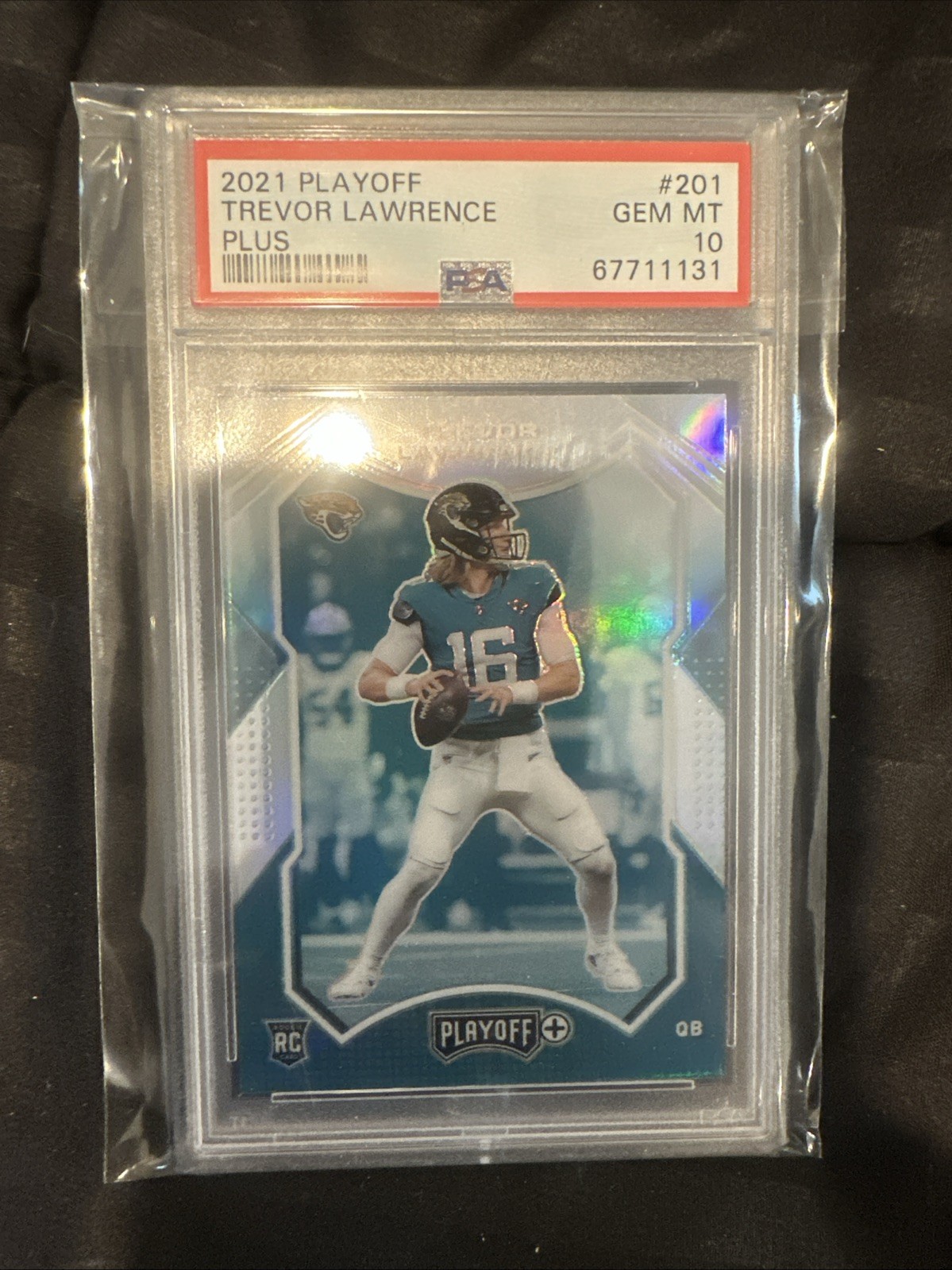 Trevor Lawrence Panini Playoff #201 Plus
