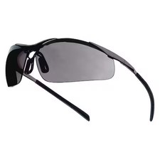 Bolle Safety 40050 Contour Metal, Safety Glasses, Anti-Fog Anti-Scratch, Gray