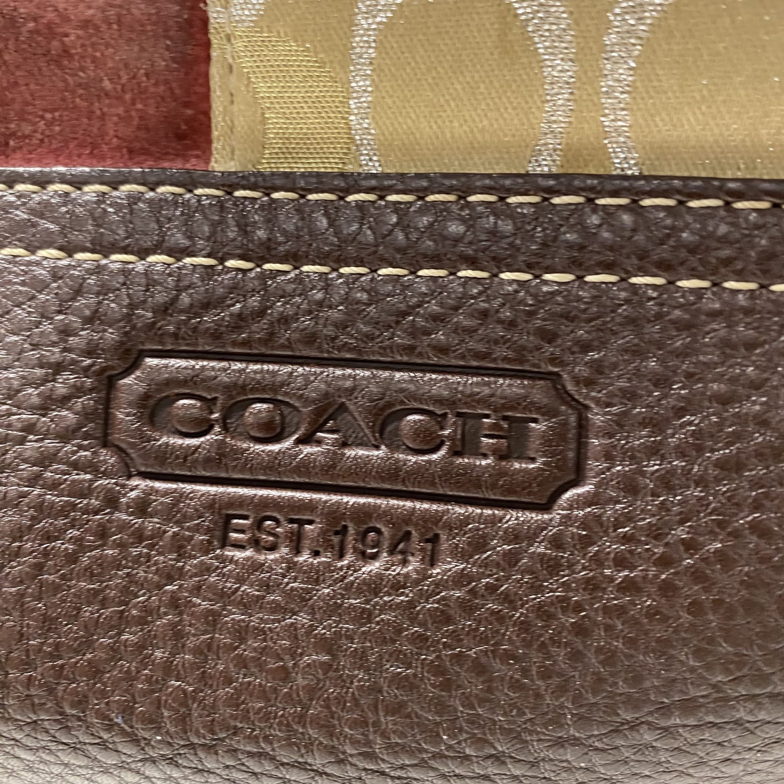 Coach Holiday Patchwork Shoulder Tote - image 2