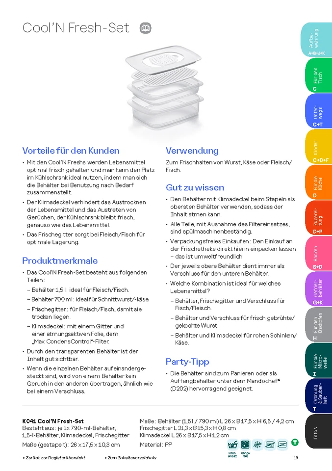 Tupperware Cool'N Fresh div. Kühlschrankbehälter KäseMax Ersatz BrotMax myTupp - Bild 4 von 4