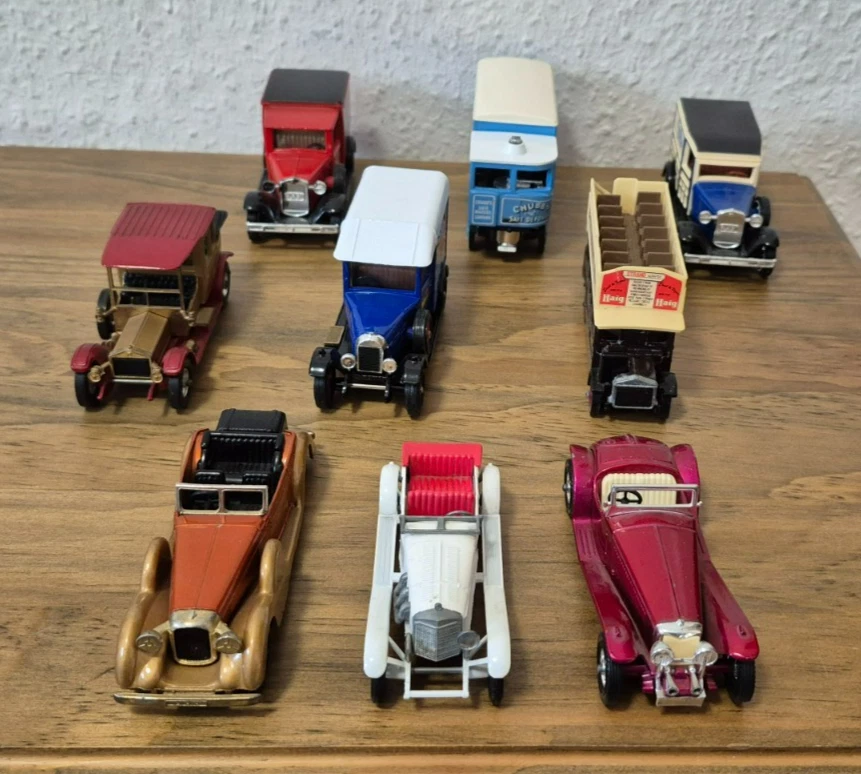 9 * Models of Yesteryear von Matchbox von bespielt bis gut erhalten - Konvolut - - Bild 2 von 4
