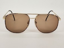 Vintage American Optical Safety Gold Tortoise OC 1000 Aviator Frames 59  15 140mm