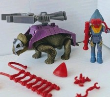 Dino Riders Placerias Tyco Toys Action Figure Skate Harness Claw Brain Box Parts