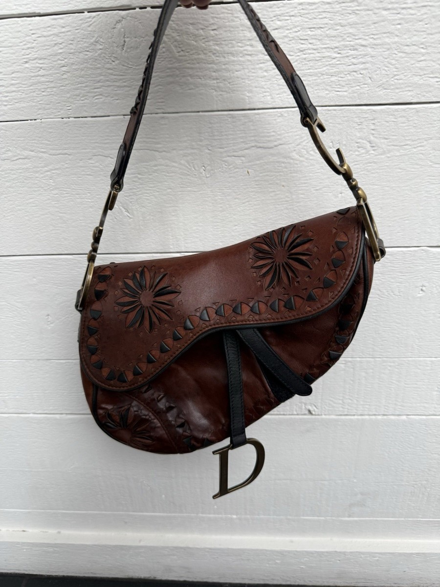 バッグ Christian Dior leather bag By Galliano Extremely Rare Christian Dior Galliano Limited Edition