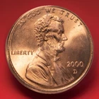 2000-D Lincoln Memorial Cent — photo from another recent sale