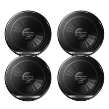 2 Pair (Qty 4) of Pioneer TS-G1620F 6.5" 300 Watt 2-Way Car Audio Speakers